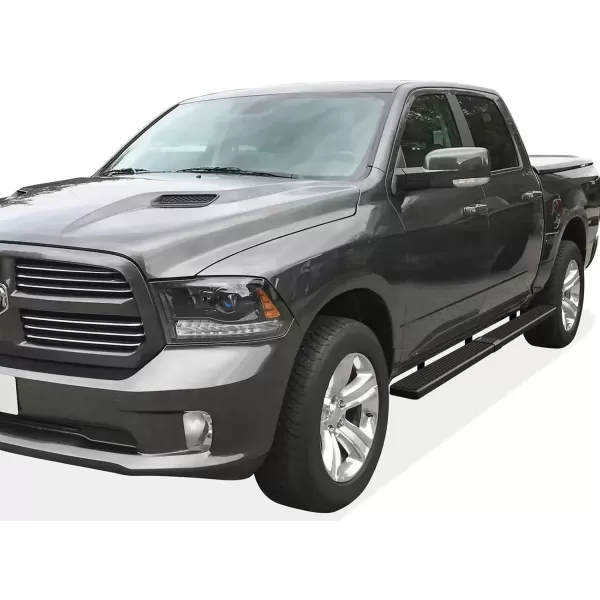 imageAPS Black Running Board Running Boards Nerf Bars Side Steps Step Rail Compatible with Ram 1500 20092018 Crew Cab ampamp Ram 2500 3500 20102024Aluminum Black