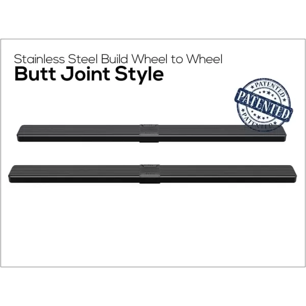 imageAPS Black Running Board Running Boards Nerf Bars Side Steps Step Rail Compatible with Ram 1500 20092018 Crew Cab ampamp Ram 2500 3500 20102024Aluminum Black
