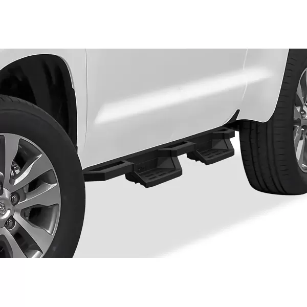 imageAPS Drop Steps Running Boards Compatible with Toyota Tundra 20072021 Extended Cab