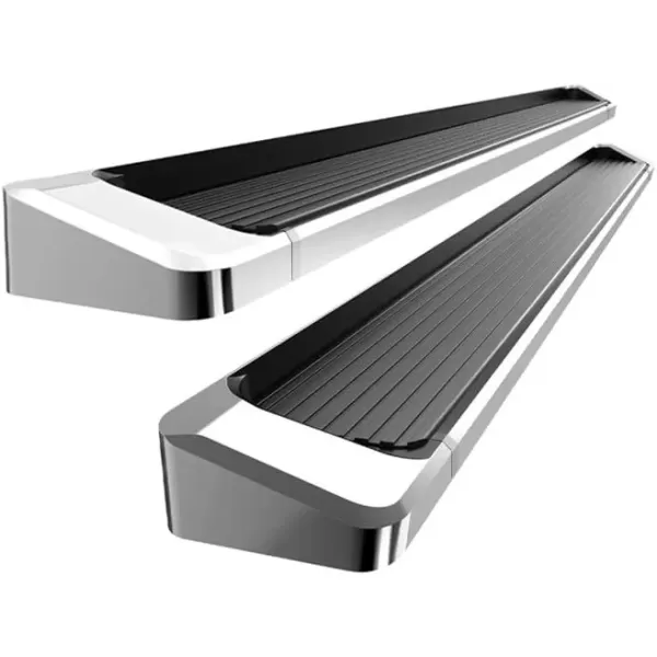 imageAPS Premium Running Boards 6in Compatible with Silverado Sierra Double Cab 0718