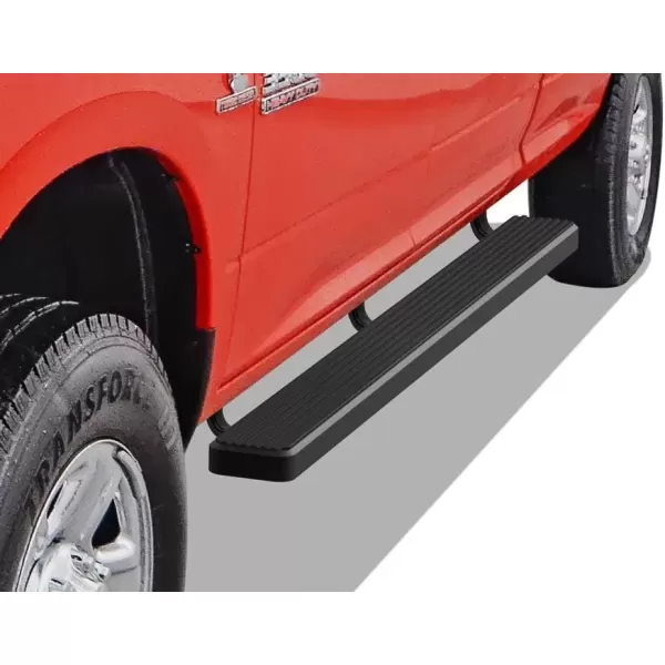 imageAPS Running Boards 6in Black Compatible with Ram 1500 20092018 Crew Cab ampamp Ram 2500 3500 20102024 Stainless Steel Nerf Bars Side Steps Side Bars