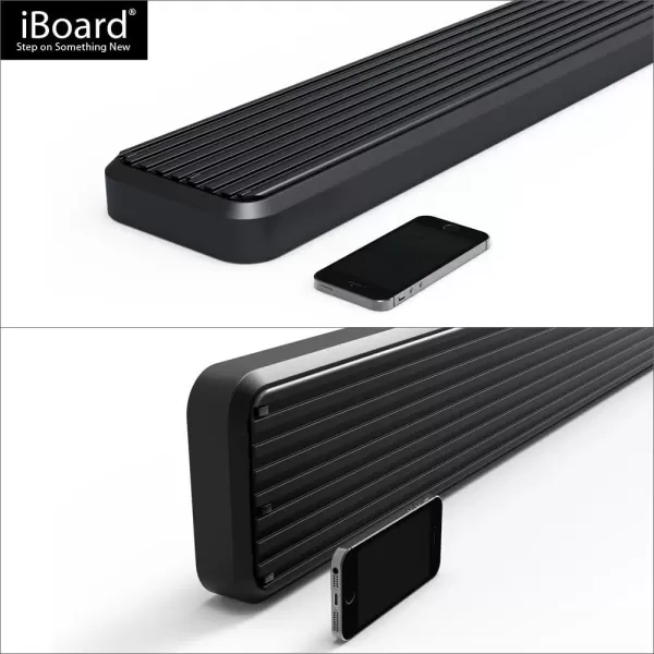 imageAPS Running Boards Nerf Bars Side Steps Compatible with Chevy Silverado GMC Sierra 20072018 Double Cab Extended Cab 55ft Short Bed ampamp 2500 2019 Exclude 07 Classic Black 6in Wheel to Wheel