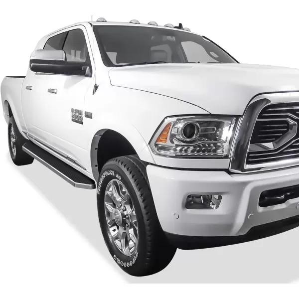 imageAPS iBoard Third Generation Black Aluminum Flat Style Running Boards Side Step for Selected Ram 1500 2500 3500 Crew CabPolished