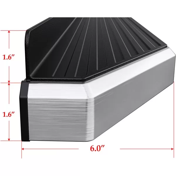 imageAPS iBoard Third Generation Black Aluminum Flat Style Running Boards Side Step for Selected Ram 1500 2500 3500 Crew CabPolished