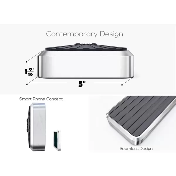 imageAPS Running Boards 5 inches Compatible with Chevy Silverado GMC Sierra 1500 20072018 ampamp 2500 HD 3500 HD 2019 Crew Cab Exclude 07 Classic Stainless Steel Nerf Bars Side Steps Side BarsStainless Steel Polished