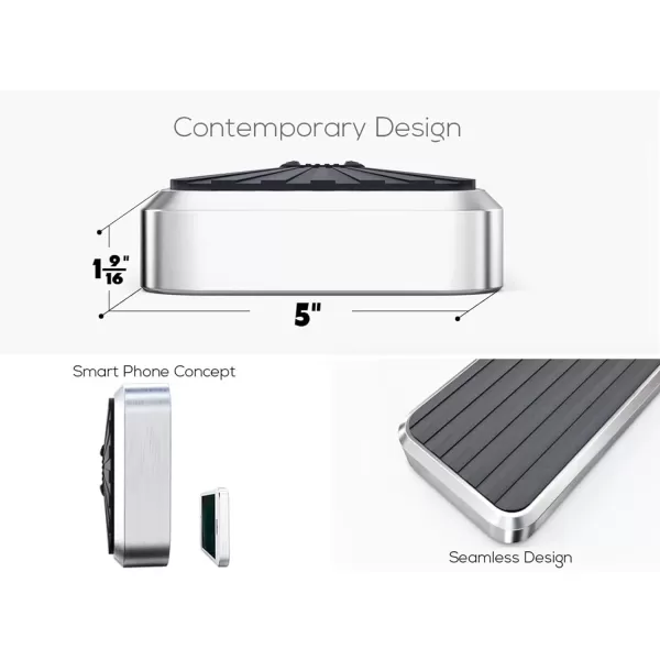 imageAPS Running Boards 5in Compatible with Ford F150 20152025 SuperCrew Cab ampamp F150 Lightning 20222025 ampamp F250 F350 Super Duty 20172025 Crew Cab Stainless Steel Nerf Bars Side Steps Side BarsSilver