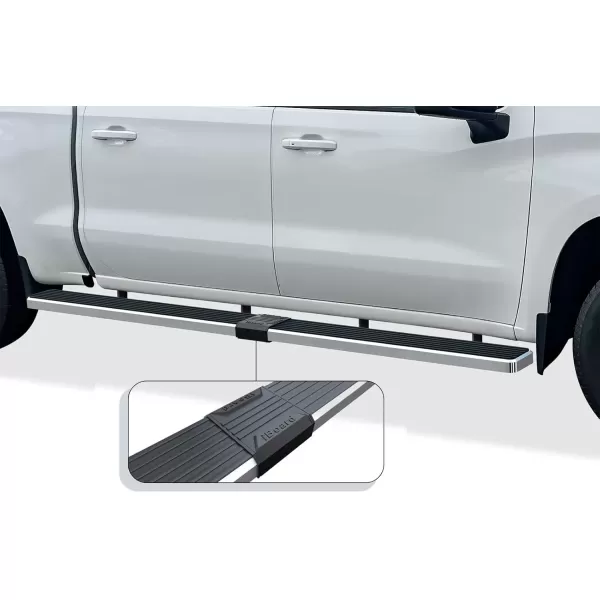 imageAPS Wheel to Wheel Board Compatible with Chevy Silverado GMC Sierra 1500 20192025 Crew Cab 65ft Bed ampamp 2500 HD 3500 HD 20202025 Silverado 1500 LTD Sierra 1500 LD 2022 Stainless SteelStainless Steel Polished