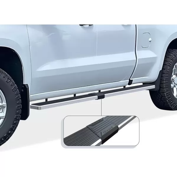 imageAPS Wheel to Wheel Board Compatible with Chevy Silverado GMC Sierra 1500 20192025 Crew Cab 65ft Bed ampamp 2500 HD 3500 HD 20202025 Silverado 1500 LTD Sierra 1500 LD 2022 Stainless SteelStainless Steel Polished