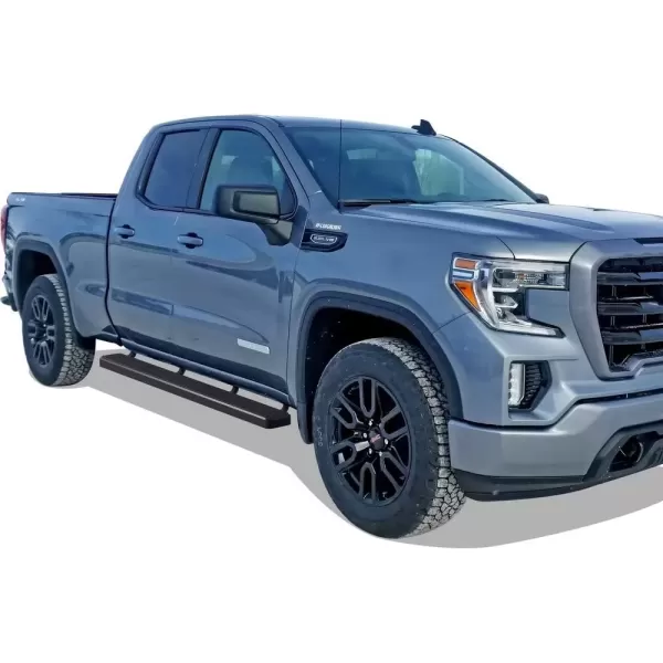 imageAPS Wheel to Wheel Board Compatible with Chevy Silverado GMC Sierra 1500 20192025 Crew Cab 65ft Bed ampamp 2500 HD 3500 HD 20202025 Silverado 1500 LTD Sierra 1500 LD 2022 Stainless SteelStainless Steel Black