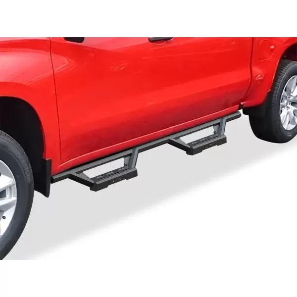 imageAPS Black 6in Drop Down Bars Compatible with Chevy Silverado GMC Sierra 1500 20192024 Crew Cab ampamp 2500 HD 3500 HD 20202024 Silverado 1500 LTD Sierra 1500 LD 2022Black
