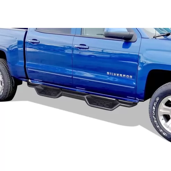 imageAPS Black 6in Drop Down Bars Compatible with Chevy Silverado GMC Sierra 1500 20192024 Crew Cab ampamp 2500 HD 3500 HD 20202024 Silverado 1500 LTD Sierra 1500 LD 2022Black