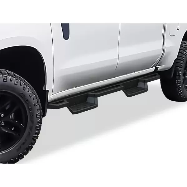 imageAPS Black 6in Drop Down Bars Compatible with Chevy Silverado GMC Sierra 1500 20192024 Crew Cab ampamp 2500 HD 3500 HD 20202024 Silverado 1500 LTD Sierra 1500 LD 2022Black