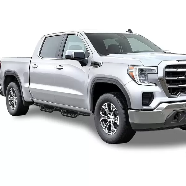 imageAPS Black 6in Drop Down Bars Compatible with Chevy Silverado GMC Sierra 1500 20192024 Crew Cab ampamp 2500 HD 3500 HD 20202024 Silverado 1500 LTD Sierra 1500 LD 2022Black