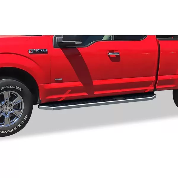 imageAPS Black Running Boards Style Compatible with Ford F150 20152025 Super Cab ampamp F250 F350 Super Duty 20172025 Side Steps Side Bars 6in WidePolished