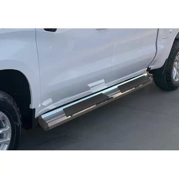 imageAPS Chrome OE Style Running Board Compatible with Chevy Silverado GMC Sierra 1500 20192024 Crew Cab ampamp 2500 HD 3500 HD 20202024 Silverado 1500 LTD Sierra 1500 LD 2022