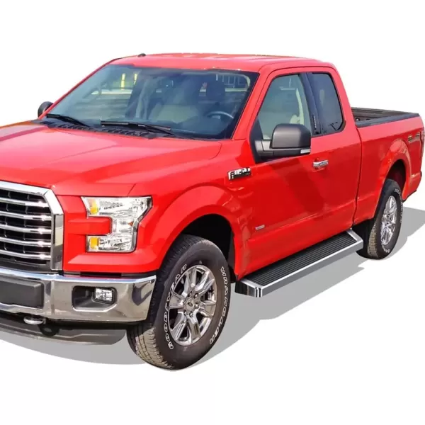 imageAPS Running Boards 5in Matte Black Compatible with Ford F150 20152025 Super Cab ampamp F250 F350 Super Duty 20172025 Stainless Steel Nerf Bars Side Steps Side BarsAluminum Silver