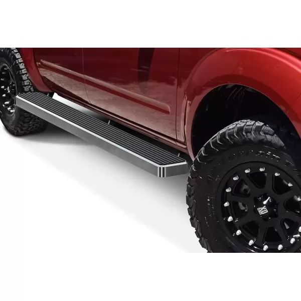 imageAPS Running Boards Nerf Bars Side Steps Step Bars Compatible with Nissan Frontier 20052025 Crew Cab Black Powder Coated 6 inchesAluminum Silver