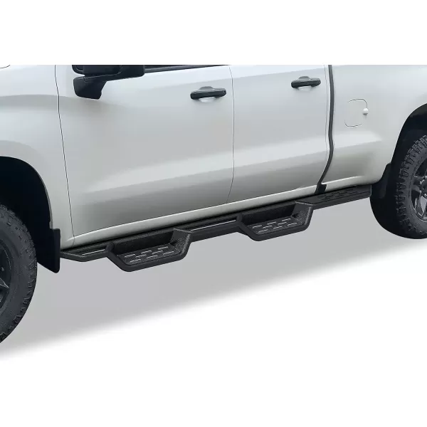 imageAPS Wheel to Wheel Black 6in Drop Bars Compatible with Chevy Silverado GMC Sierra 1500 20192024 Crew Cab 65ft Bed ampamp 2500 HD 3500 HD 20202024 Silverado 1500 LTD Sierra 1500 LD 2022