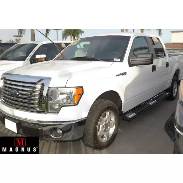 imageAPS Chrome OE Style Nerf Bars Running Boards Compatible with Ford F150 20092014 SuperCrew Cab
