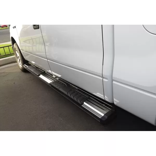 imageAPS Chrome OE Style Nerf Bars Running Boards Compatible with Ford F150 20092014 SuperCrew Cab