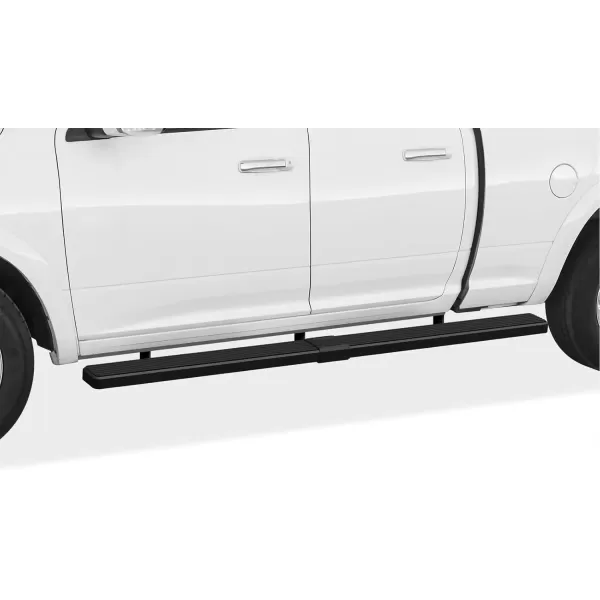 imageAPS Running Boards 6 inches Matte Black Compatible with Dodge Ram 1500 20092018 Quad Cab Stainless Steel Nerf Bars Side Steps Side BarsStainless Steel Black