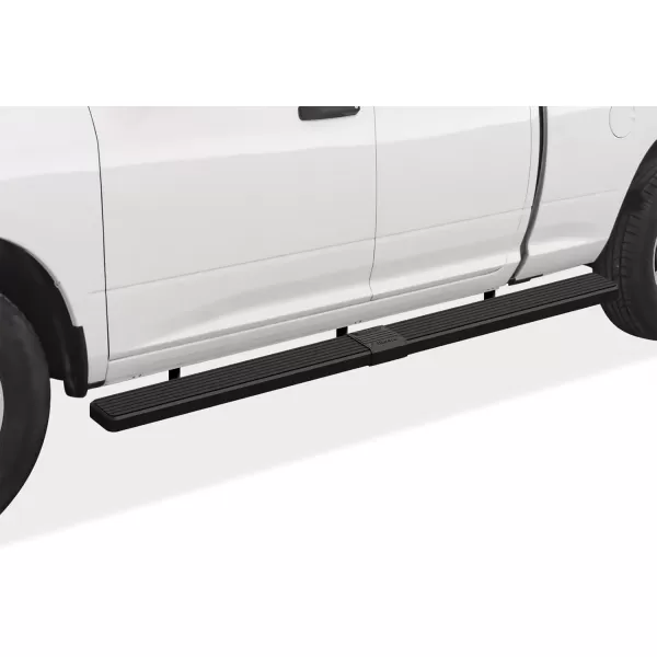 imageAPS Running Boards 6 inches Matte Black Compatible with Dodge Ram 1500 20092018 Quad Cab Stainless Steel Nerf Bars Side Steps Side BarsStainless Steel Black