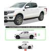 imageAPS Black Running Boards Style Compatible with Ford Ranger 20192023 SuperCrew Cab 4Door Nerf Bars Side Steps 6in WideAluminum Black