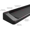 imageAPS Black Running Boards Style Compatible with Ford Ranger 20192023 SuperCrew Cab 4Door Nerf Bars Side Steps 6in WideAluminum Black