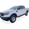 imageAPS Black Running Boards Style Compatible with Ford Ranger 20192023 SuperCrew Cab 4Door Nerf Bars Side Steps 6in WidePolished
