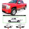 imageAPS Drop Steps Running Boards Compatible with Chevy Silverado GMC Sierra 1500 2500 3500 20012006 Crew Cab ampamp Classic 07 Stainless Steel Side BarsBlack