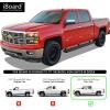 imageAPS IBCZ4998 Black 5quot Running Board Side Step iBoard Third Generation For Selected Chevy SilveradoGMC Sierra Crew Cab Aluminum6 inches