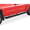 imageAPS Running Boards 6inch Black Compatible with Chevy Silverado GMC Sierra 1500 20012013 Crew Cab ampamp 2500 3500 20012014 Exclude CK Classic Stainless Steel Nerf Bars Side Steps Side BarsAluminum Black