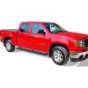 imageAPS Running Boards 6inch Black Compatible with Chevy Silverado GMC Sierra 1500 20012013 Crew Cab ampamp 2500 3500 20012014 Exclude CK Classic Stainless Steel Nerf Bars Side Steps Side BarsStainless Steel Black