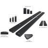 imageAPS Running Boards 6inch Black Compatible with Chevy Silverado GMC Sierra 1500 20012013 Crew Cab ampamp 2500 3500 20012014 Exclude CK Classic Stainless Steel Nerf Bars Side Steps Side BarsAluminum Black