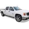 imageAPS Running Boards 6inch Black Compatible with Chevy Silverado GMC Sierra 1500 20012013 Crew Cab ampamp 2500 3500 20012014 Exclude CK Classic Stainless Steel Nerf Bars Side Steps Side BarsStainless Steel Black
