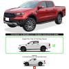 imageAPS Running Boards Nerf Bars Side Steps Step Bars Compatible with Ford Ranger 20192023 SuperCrew Cab 4Door 304 Stainless Steel Polished Silver 5 inchesStainless Steel Black