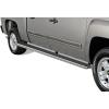 imageAPS Black 5 inches Wheel to Wheel Running Boards Nerf Bars Side Steps Compatible with Chevy Silverado GMC Sierra 1500 20012013 Crew Cab 56ft Bed ampamp 2500 3500 20012014Aluminum Silver