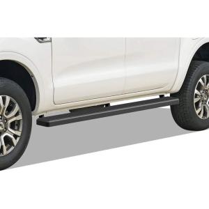 imageAPS Black Running Boards Style Compatible with Ford Ranger 20192023 SuperCrew Cab 4Door Nerf Bars Side Steps 6in WideAluminum Black
