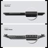 imageAPS 65in Side Armor Aluminum Running Boards Compatible with Jeep Gladiator 20202025 Crew Cab Nerf Bars Side Steps Side Bars