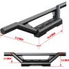 imageAPS Black 6 Inches Tubular Drop Down Style Nerf Bars Running Boards Compatible with Dodge Ram 1500 20092018 Quad CabBlack