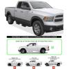 imageAPS Black 6 Inches Tubular Drop Down Style Nerf Bars Running Boards Compatible with Dodge Ram 1500 20092018 Quad CabBlack