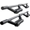 imageAPS Black 6 Inches Tubular Drop Down Style Nerf Bars Running Boards Compatible with Dodge Ram 1500 20092018 Quad CabBlack