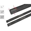 imageAPS Black OE Style Nerf Bars Running Boards Compatible with Dodge Ram 1500 20092018 Quad Cab