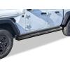 imageAPS Black OE Style Nerf Bars Running Boards Compatible with Jeep Gladiator 20202024 Crew Cab