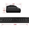 imageAPS Black OE Style Nerf Bars Running Boards Compatible with Jeep Gladiator 20202024 Crew Cab