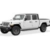 imageAPS Black Running Boards Style Compatible with Jeep Gladiator 20202025 Crew Cab Side Steps Side Bars 6in WidePolished