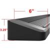 imageAPS Premium Running Boards 6in Black Compatible with Jeep Gladiator Crew Cab 2025