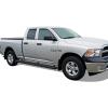 imageAPS Running Boards Nerf Bars Side Steps Step Bars Compatible with Dodge Ram 1500 20092018 Quad Cab Black Powder Coated Running Board StyleAluminum Black