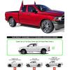 imageAPS Running Boards Nerf Bars Side Steps Step Bars Compatible with Dodge Ram 1500 20092018 Quad Cab Black Powder Coated Running Board StyleAluminum Black