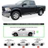 imageAPS Running Boards Nerf Bars Side Steps Step Bars Compatible with Dodge Ram 1500 20092018 Quad Cab Black Powder Coated Running Board StyleAluminum Silver